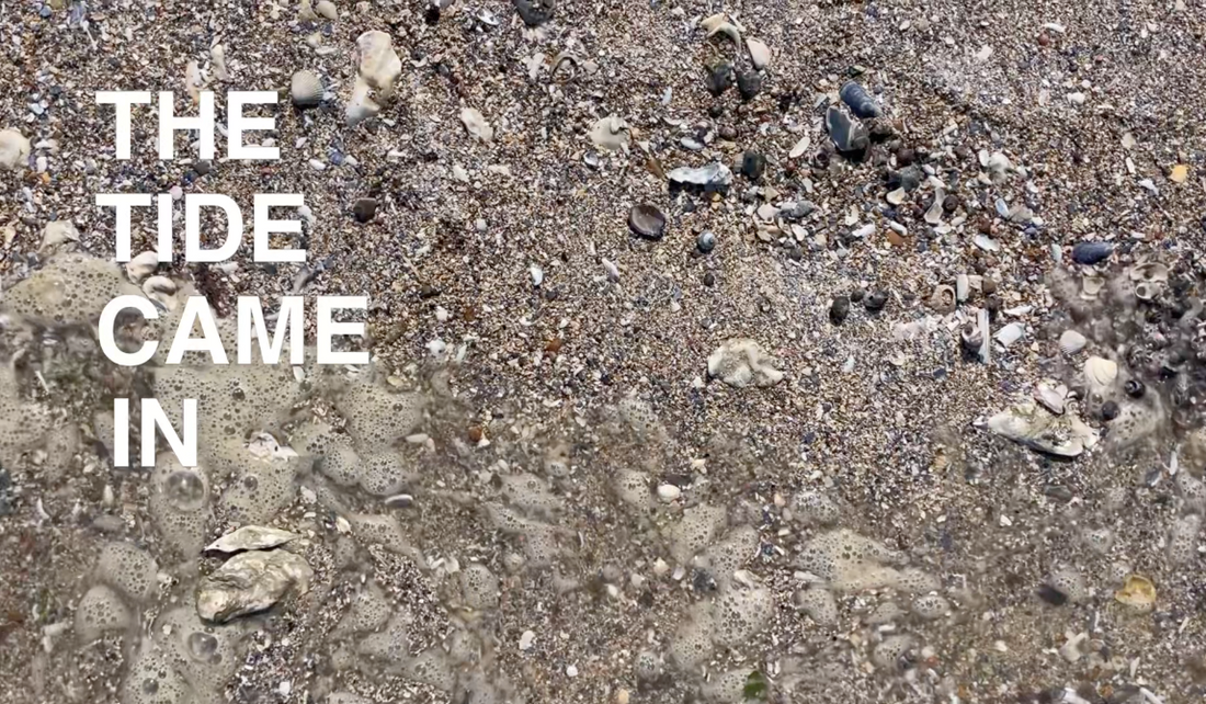 The tide came in
