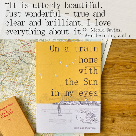 £25 - On A Train Home With The Sun In My Eyes - A  new book by Chris Snow / Maps & Diagrams