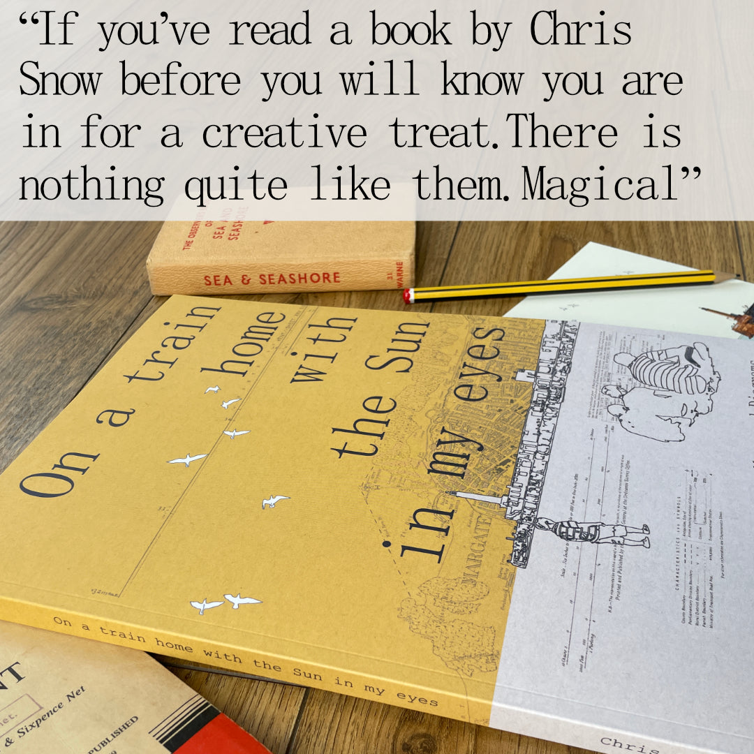 £25 - On A Train Home With The Sun In My Eyes - A  new book by Chris Snow / Maps & Diagrams