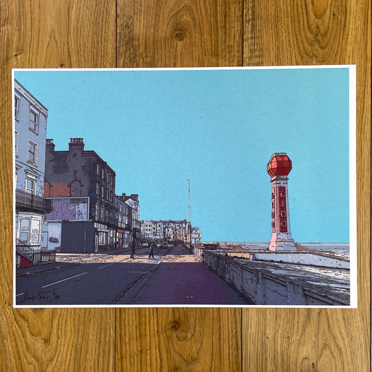 The Lido catches the low winter Sun