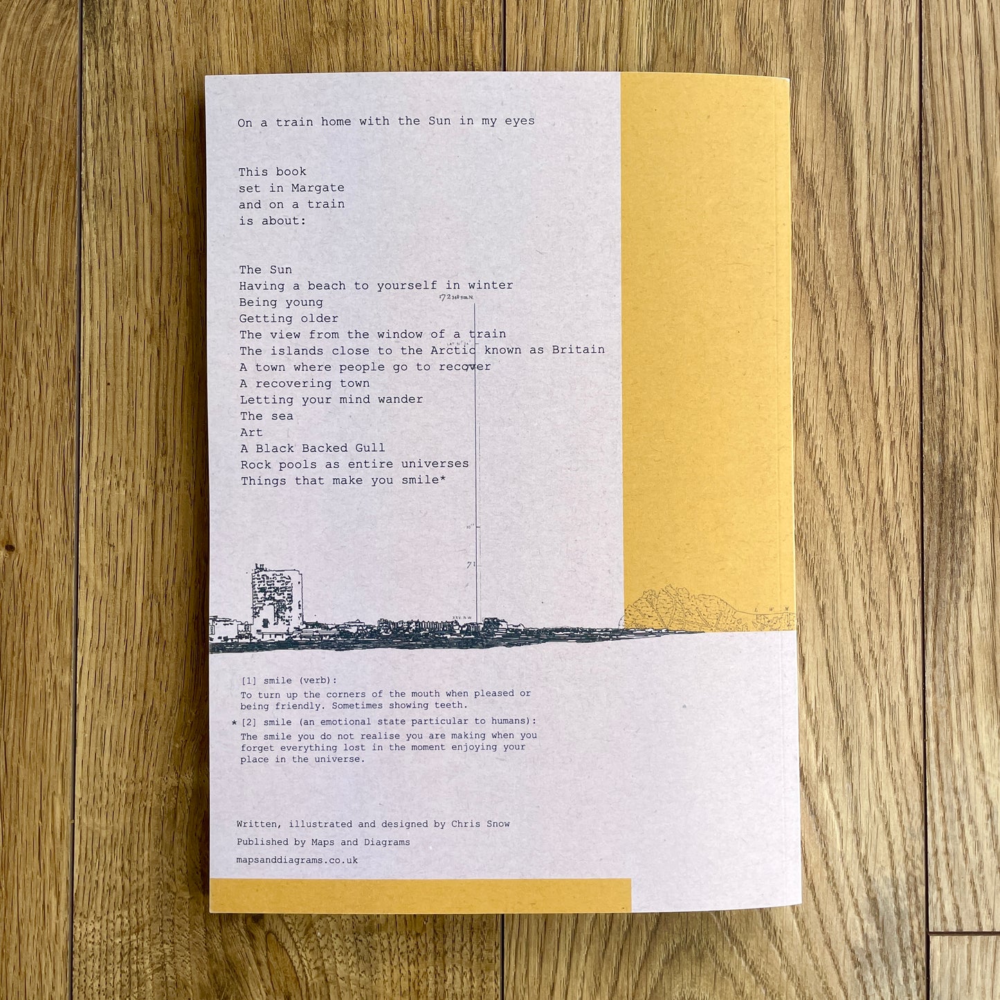 On A Train Home With The Sun In My Eyes - A  new book by Chris Snow / Maps & Diagrams