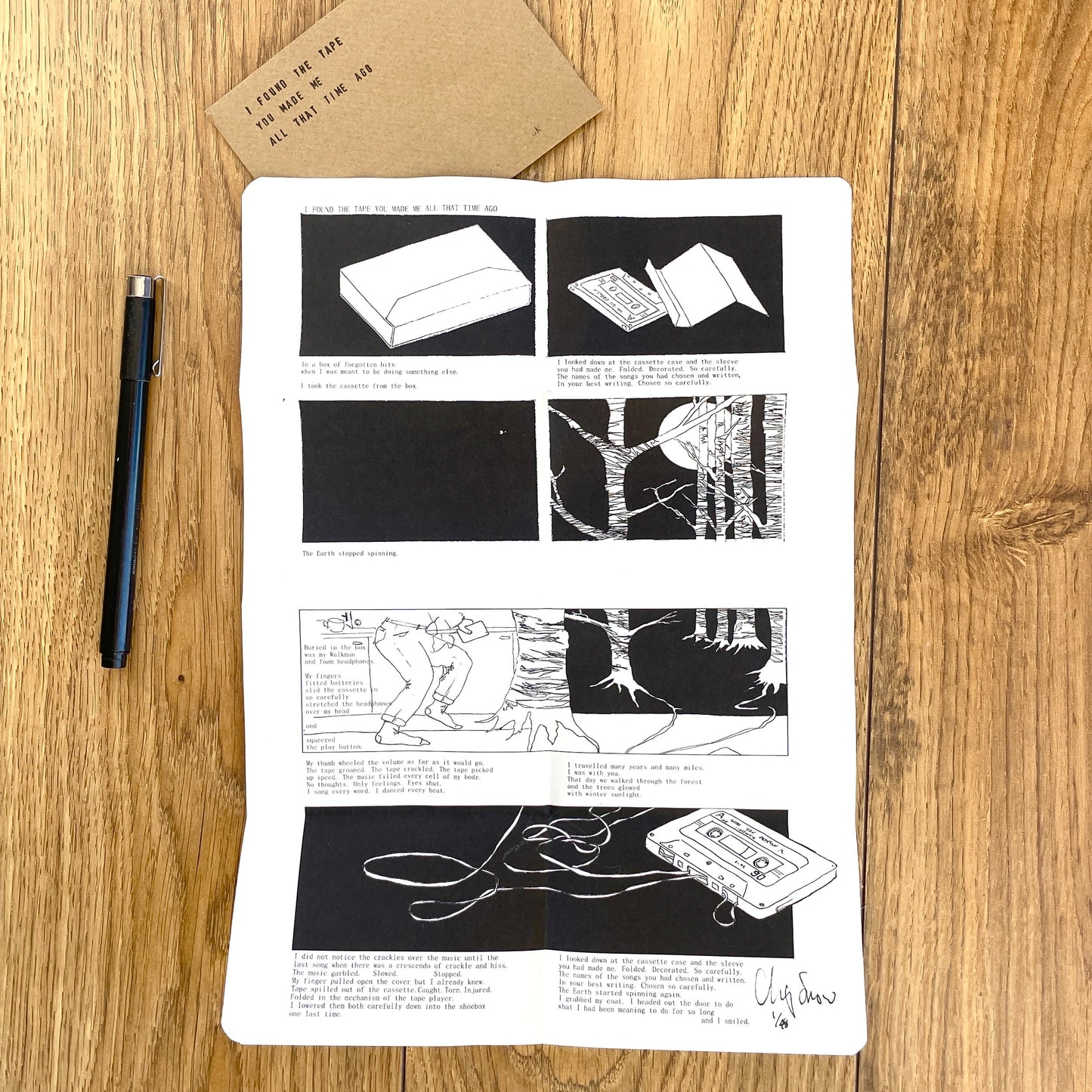 I FOUND THE TAPE YOU MADE ME ALL THAT TIME AGO