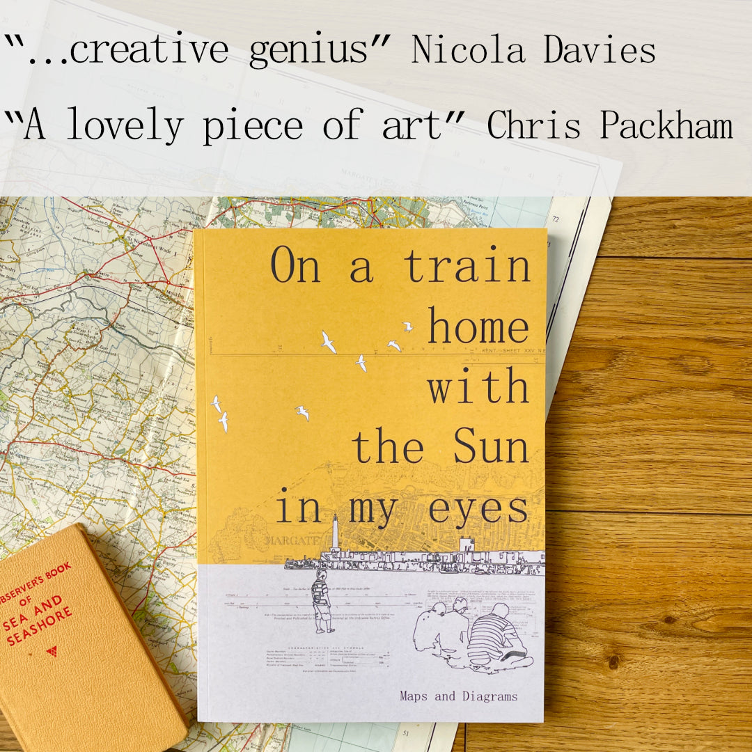 £25 - On A Train Home With The Sun In My Eyes - A  new book by Chris Snow / Maps & Diagrams